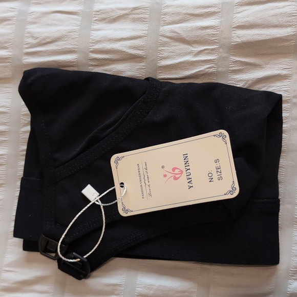 Small Nursing Pumping Bra Tank Top Set Black - Picture 10 of 12